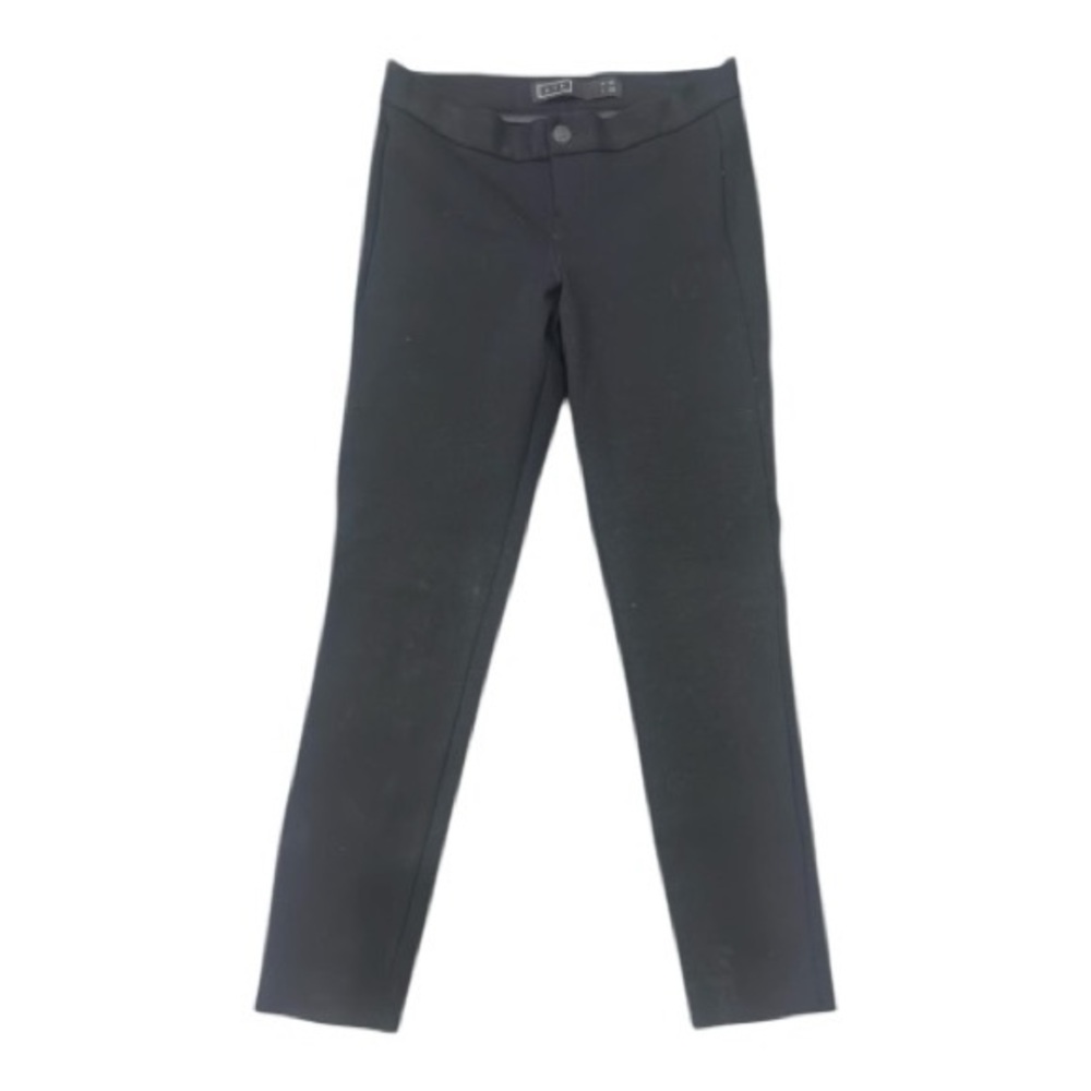 AYR Black Slim Fit Trousers Women 25x26 Viscose Blend Stretch Dress Pant BK203-2
